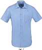 Camisa Hombre Bristol Fit Sols - Color Azul Medio